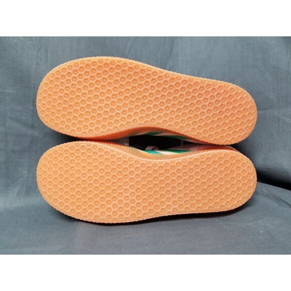 Adidas Gazelle C Girls Sneakers Suede Green Pink Size 3 NEW NO BOX! - Picture 11 of 11